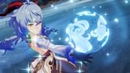 Ganyu's Elemental Burst is terrific for both DPS and Support (Image via Genshin Impact)